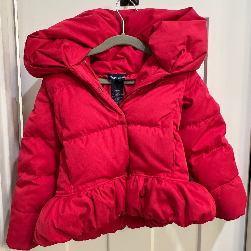 Kids 4/4T Ralph Lauren Puffer Coat Feather Down filled